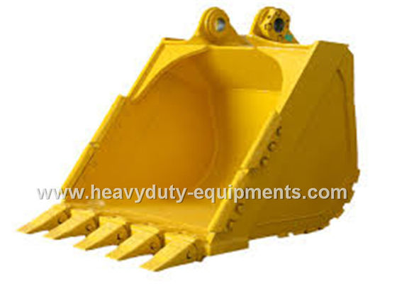 中国 0.9-1.9 m3容量の建設用機器の予備品SDLGの掘削機のバケツ5の歯のタイプ サプライヤー